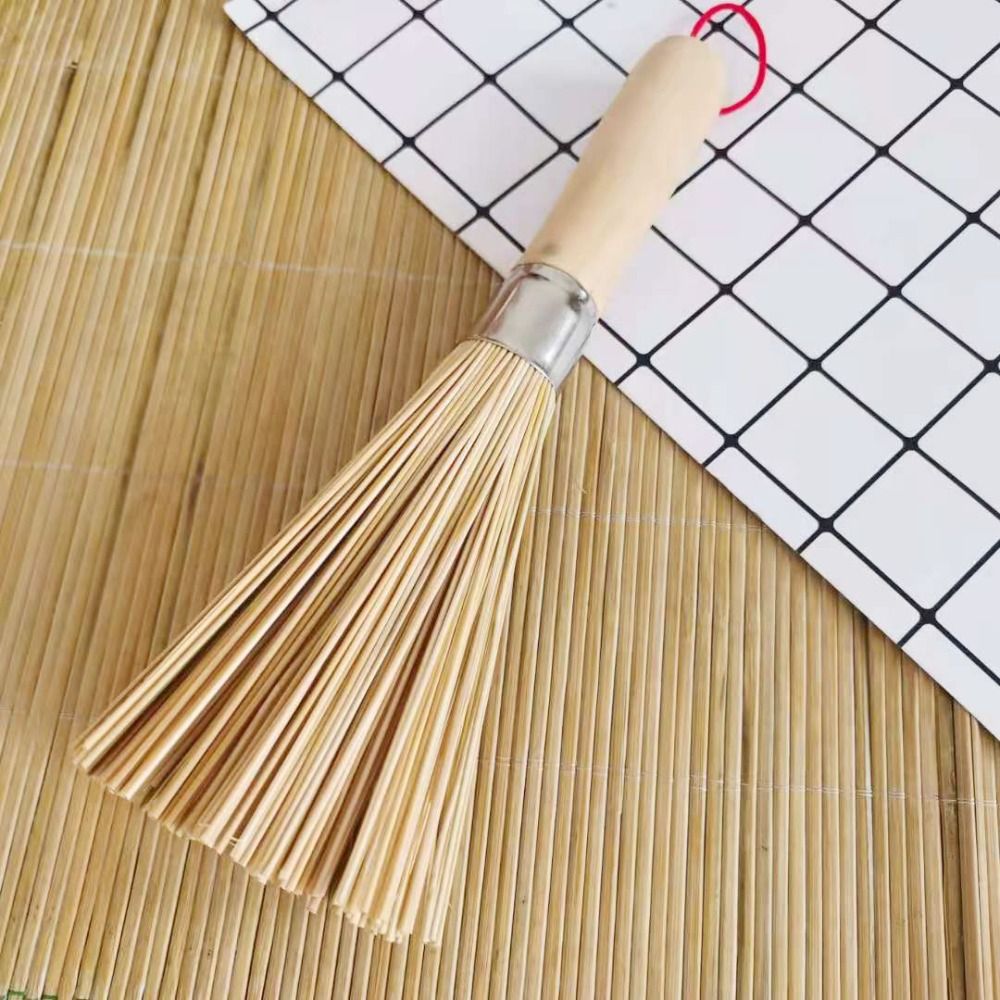 Dish Brush Bamboo - Traditional Natural Bamboo Durable Wok Brush