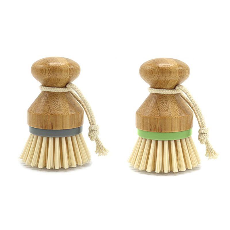AC76-2 Pack Kitchen Cleaning B - Dish Brush Bamboo recension och pris