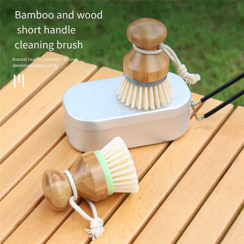 AC76-2 Pack Kitchen Cleaning B - Dish Brush Bamboo recension och pris