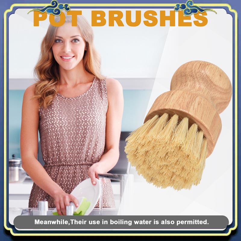 A56P-Bamboo Dish Brush 2Pcs Ba - Dish Brush Bamboo recension och pris