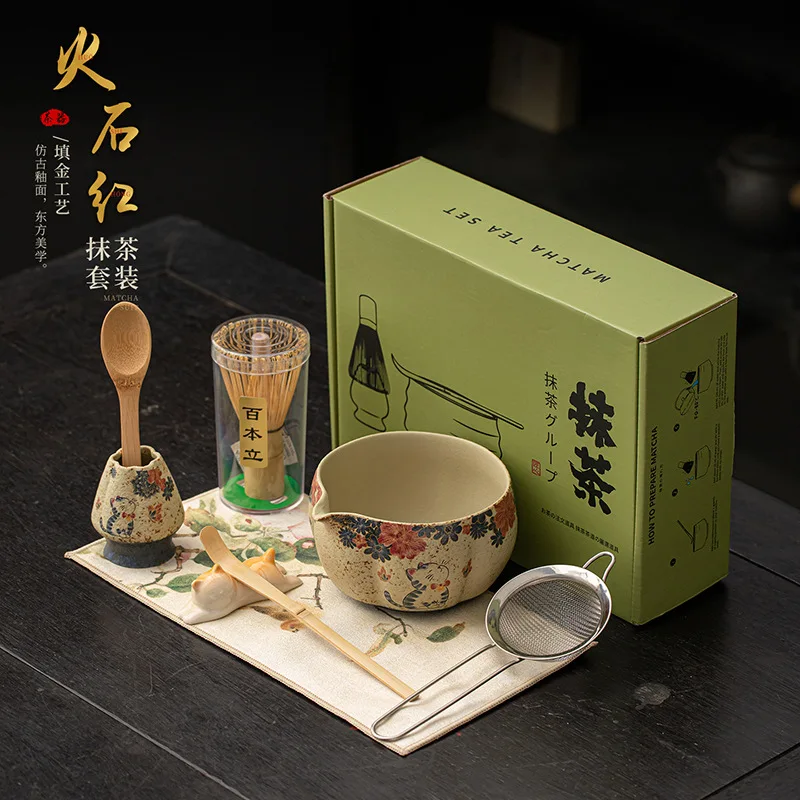 2-8PCS Japanese Flint red Matc - Dish Brush Bamboo recension och pris